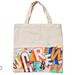 J. Crew Bags | Greg Lamarche For J Crew Canvas Tote Bag | Color: Cream | Size: Os