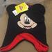 Disney Matching Sets | Cute Mickey Mouse Hat & Glove Set | Color: Black/Red | Size: Os