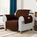 Red Barrel Studio® Reversible Comfort Box Cushion Armchair Slipcover Microfiber/Microsuede, Size 76.0 H x 67.0 W x 22.0 D in | Wayfair