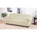 Kathy Ireland Home Day Break Box Cushion Sofa Slipcover Polyester in White | 75 H x 96 W x 42 D in | Wayfair DAY-SOFA-CR