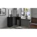 Latitude Run® Enmund Vanity w/ Mirror Wood in Black/Brown | 55.7 H x 43.7 W x 21.25 D in | Wayfair 4DFE4FE1B46140C48F6D7F357C934789