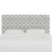 Red Barrel Studio® Tokai Panel Headboard Upholstered/Cotton in Gray | 51 H x 74 W x 4 D in | Wayfair DC6F7506B4F2428582A6212B63817B63