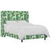 Bayou Breeze Jacque Upholstered Low Profile Standard Bed Metal | 55 H x 81 W x 80 D in | Wayfair CA2691D778A0495DBFF1CEFB99EE1C09