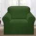 Kathy Ireland Home Day Break Box Cushion Armchair Slipcover Polyester in Green/Brown | 41 H x 32 W x 30 D in | Wayfair DAY-CHAIR-FO