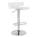 Orren Ellis Akinleye Swivel Adjustable Height Bar Stool Plastic/Acrylic/Metal in Gray | 15 W x 16 D in | Wayfair 8EE2E82A364C46A095A9F4B596FE6484