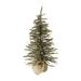 Northlight Seasonal Warsaw Twig Artificial Christmas Tree in Burlap Base - Unlit in Green | 18 H x 12 W in | Wayfair 32632787