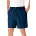 Men's Big & Tall Knockarounds® 6" Pull-On Shorts by KingSize in Navy (Size 2XL)