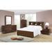 Latitude Run® Birkle Solid Wood Low Profile Storage Platform Bed Wood in Brown | 47.25 H x 80.75 W x 89.25 D in | Wayfair
