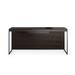 BDI Sequel 20 Glass Desk Wood in Black/Brown | 29 H x 66 W x 24 D in | Wayfair 6101 CRL/B