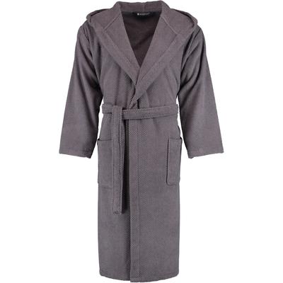 Rhomtuft Bademäntel unisex Kapuze Baronesse zinn - 02 XL Weiss