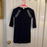 J. Crew Dresses | J. Crew Girls Navy Rhinestone Dress. Size 10. Euc | Color: Blue | Size: 10g