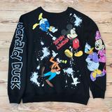 Disney Tops | Disney Character Black Sweatshirt | Color: Black | Size: M