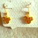 Disney Accessories | Cute New Disney Earrings Gold | Color: Gold | Size: Osbb