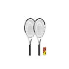 HEAD GEO Speed Graphite Tennis Racket x 2 inc Protective Covers & 3 Tennis Balls