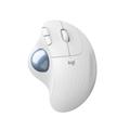 Logitech ERGO M575 Wireless Trackball Mouse - Easy thumb control, precision and smooth tracking, ergonomic comfort design, for Windows, PC and Mac with Bluetooth and USB capabilities - White
