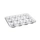 Nordic Ware Naturals 12 Cavity Muffin Pan, Cupcake Tray with Superior Heat Conductivity, Premium Bakeware for Evenly Browned Treats, Made in the USA, Silver