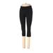 Danskin Active Pants - Mid/Reg Rise Skinny Leg Cropped: Black Activewear - Women's Size Small