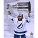 Nikita Kucherov Tampa Bay Lightning Autographed 16" x 20" Raising Cup Photograph with "2020 SC Champs" Inscription