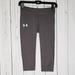 Under Armour Bottoms | Girls Under Armour Gray Heat Gear Leggings Medium | Color: Gray | Size: Mg