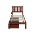 Viv + Rae™ Zosia Solid Wood Storage Platform Bed Wood in Brown | 41.375 H x 40.25 W x 76 D in | Wayfair 59FD2D49B6414821A5D7879F16FE5525