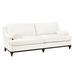 Lillian August Drake 90" Recessed Arm Sofa w/ Reversible Cushions Cotton in White | 35 H x 90 W x 39 D in | Wayfair LA7142S_AFFINITY WHITE