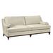 Lillian August Drake 90" Recessed Arm Sofa w/ Reversible Cushions Cotton in Brown/Green/Indigo | 35 H x 90 W x 39 D in | Wayfair