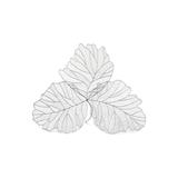 Phillips Collection Tri Leaf Small Metal Wall Décor Metal in Gray | 50 H x 63 W x 3 D in | Wayfair TH100857