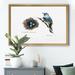 August Grove® 'Bird & Nest Study II' - Picture Frame Graphic Art on Canvas Canvas, in Black/Blue/White | 18.5 H x 24.5 W x 1.5 D in | Wayfair