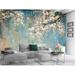 GK Wall Design Blossom Wall Mural Vinyl in Gray | 150" W x 98" L | Wayfair GKWP000162W150H98_V