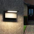 Latitude Run® Elainea Wall Light Outdoor LED Wall Mount Lamp Modern Wall Sconce Lighting Lantern Fixture Aluminum in Gray | Wayfair