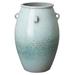 Emissary Home and Garden 24" Indoor/Outdoor Ceramic Floor Vase Ceramic in Green | 24 H x 15.5 W x 15.5 D in | Wayfair 05578CS