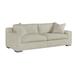 Lillian August Hinson 98" Square Arm Sofa w/ Reversible Cushions in Gray | 35 H x 98 W x 39 D in | Wayfair LA6258S_Bowdoin Grey