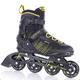 FUNAKTIVE Inliner Herren Peer 3, Inlineskates schwarz-gelb, verstellbare Rollschuhe, Rollerblades Gr. 41