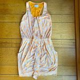Jessica Simpson Dresses | Jessica Simpson Ruffled Zip Dress | Color: Orange/Pink | Size: 2
