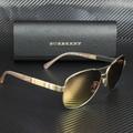 Burberry Accessories | Burberry Mirrored Gold 59 Mm Sunglasses | Color: Cream/Gold | Size: Os