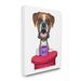 Stupell Industries Spoiled Boxer Dog w/ Quote Funny Pet Humor by Danny Gordan - Graphic Art Print Canvas in White | 48 H x 36 W x 1.5 D in | Wayfair