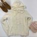 American Eagle Outfitters Tops | American Eagle Sheer Hoodie Angora Rabbit Hair | Color: Cream/White | Size: L