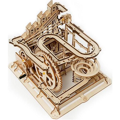 Marble Parkour - 3D-Holzpuzzle Kugelbahn-Bastelset, 254 Teile