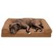 Quilted Full Support Sofa Pet Bed, 36" L X 27" W X 6.5" H, Toasted Brown, Large