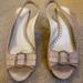 Coach Shoes | Coach Slip On Sandal Low Heel | Color: Tan | Size: 8