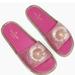 Kate Spade Shoes | Kate Spade Glitter Jelly Slides | Color: Gold/Pink | Size: 7