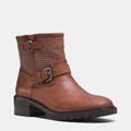 Coach Shoes | Coach Biker Studded Boots | Color: Brown | Size: 8