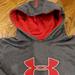 Under Armour Shirts & Tops | Boy's Under Armour Hoody Size Medium 10-12, Guc | Color: Gray/Red | Size: 10b