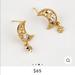 Anthropologie Jewelry | Luna Gold Earrings With Opal | Color: Gold | Size: Os