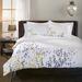 Winston Porter Hern Spring Embroidered Duvet Cover Set Cotton Sateen in White | Full/Queen | Wayfair REED 3PC FQ