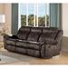 Winston Porter Sona 87" Velvet Pillow top Arm Reclining Sofa Velvet in Brown | 41 H x 87 W x 39 D in | Wayfair 7A283FDFCEE2441A92F3F620B73B1F45