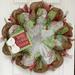 The Holiday Aisle® Christmas Wreath Baby It's Cold Outside w/ Snowman Burlap/Deco Mesh in Green/Red/White | 24 H x 24 W x 6 D in | Wayfair