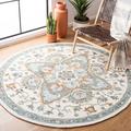 Blue/White 72 x 0.28 in Indoor Area Rug - Canora Grey Pearisburg Oriental Hand Tufted Wool/Ivory/Blue Area Rug Cotton/Wool | Wayfair