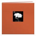 Pioneer 12 x 12-inch Book Cloth Cover Post Bound Album, Orange