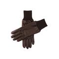 Dents Royale Men's Silk Lined Right Hand Leather Shooting Gloves BROWN 8.5